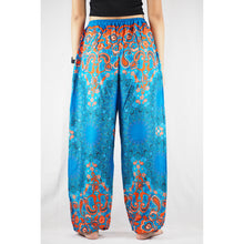 Load image into Gallery viewer, Sunflower Unisex Drawstring Genie Pants in Blue PP0110 020054 05
