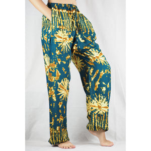 Tie dye Unisex Drawstring Genie Pants in Ocean Green PP0110 020055 03