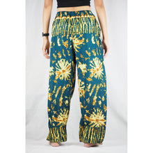 Load image into Gallery viewer, Tie dye Unisex Drawstring Genie Pants in Ocean Green PP0110 020055 03