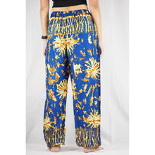Load image into Gallery viewer, Tie dye Unisex Drawstring Genie Pants in Bright Navy PP0110 020055 05