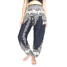 Load image into Gallery viewer, Flower Chain 64 Women Harem Pants in Black PP0004 020064 03