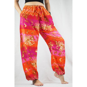 Tie dye Unisex Drawstring Genie Pants in Pink PP0110 020069 03