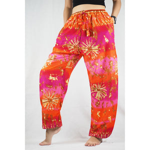 Tie dye Unisex Drawstring Genie Pants in Pink PP0110 020069 03