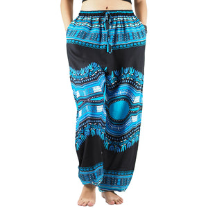 Black Regue Unisex Drawstring Genie Pants in Blue PP0110 020072 05