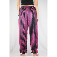 Load image into Gallery viewer, Zebra Unisex Drawstring Genie Pants in Pink PP0110 020077 04