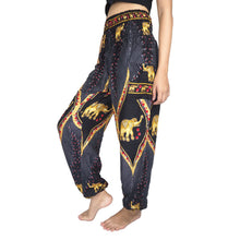 Load image into Gallery viewer, Diamond Elephant Womens Harem Pants in Black PP0004 020079 04