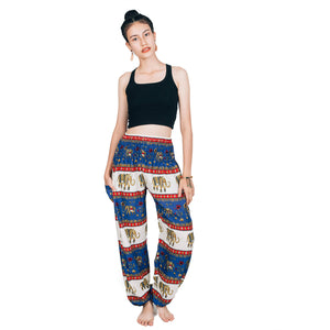 Royal Elephant women Harem Pants in Bright blue PP0004 020024 03