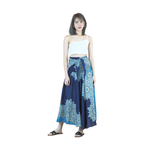 Muscari Mandala Women's Bohemian Skirt in Navy Blue SK0033 020263 03