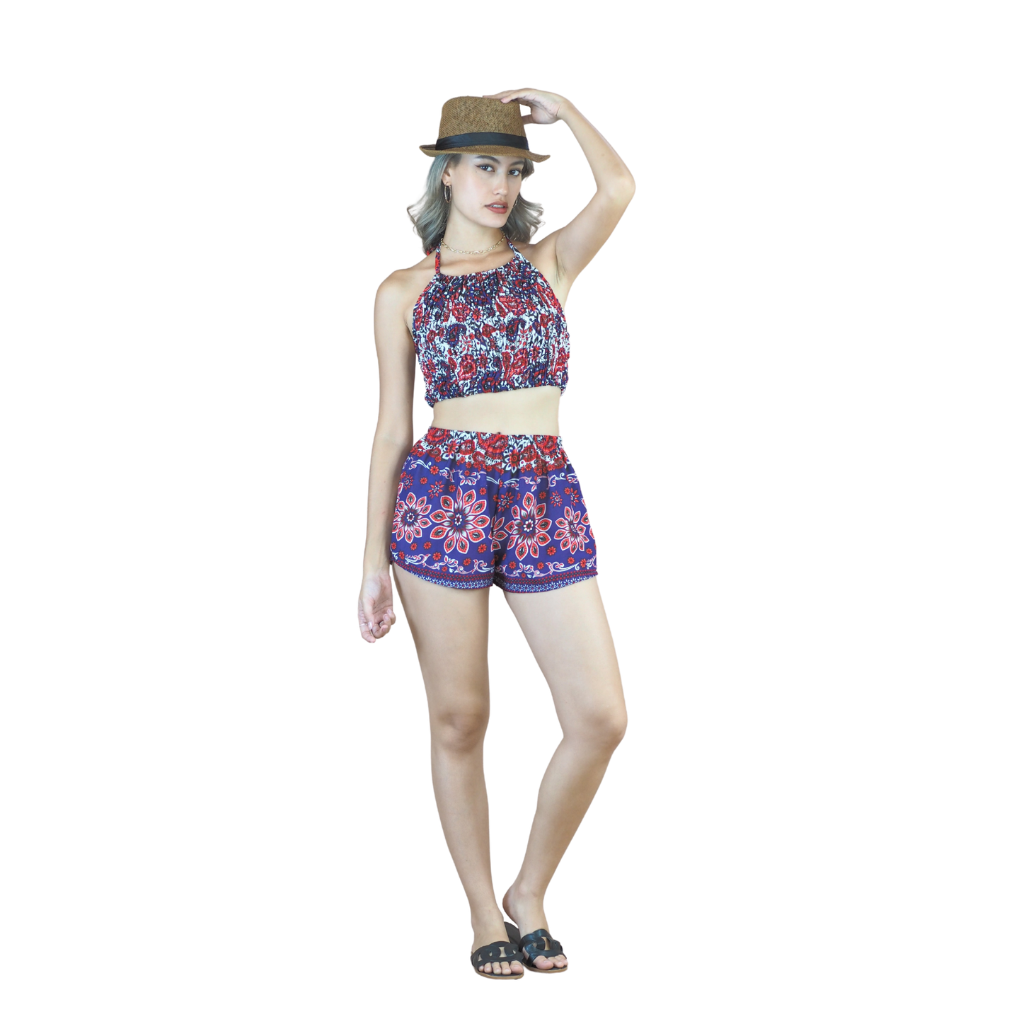 Flower Women's Swimwear in Purple JP0010 020303 03