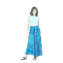 Load image into Gallery viewer, Daffodils Mandala Women&#39;s Bohemian Skirt in Bright Navy SK0033 020265 05