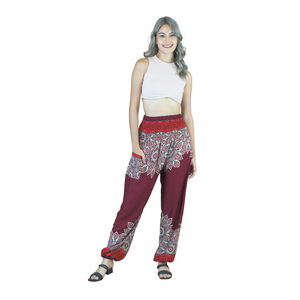 Muscari Mandala women harem pants in Red PP0004 020263 05
