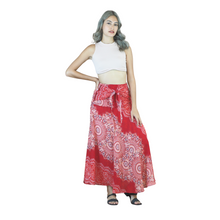 Load image into Gallery viewer, Peonies Mandala Women&#39;s Bohemian Skirt in Red SK0033 020308 01
