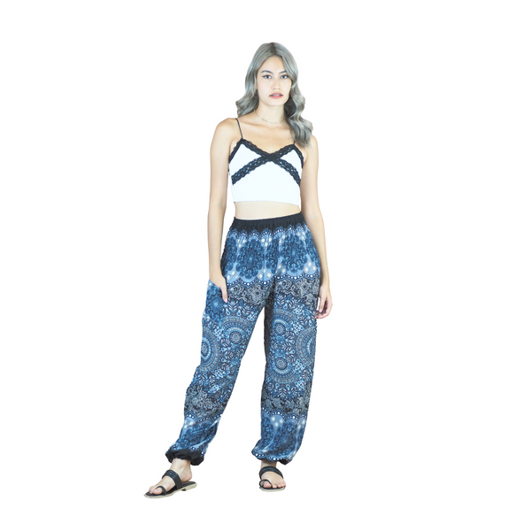 Daffodils Mandala women harem pants in Black PP0004 020265 01