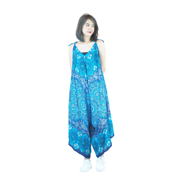 Daffodils Mandala Women's Jumpsuit in Bright Navy JP0069 020265 05