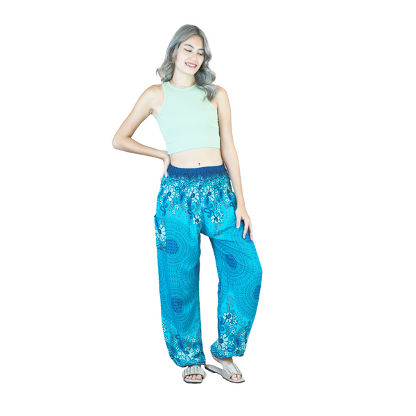 Acacia Mandala Women Harem Pants in Ocean Blue PP0004 020305 05