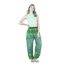 Load image into Gallery viewer, Daffodils Mandala women harem pants in Green PP0004 020265 04
