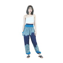 Load image into Gallery viewer, Muscari Mandala women harem pants in Navy PP0004 020263 03