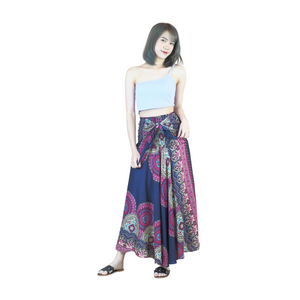 Maiden Mandala Women's Bohemian Skirt in Navy Blue SK0033 020306 04