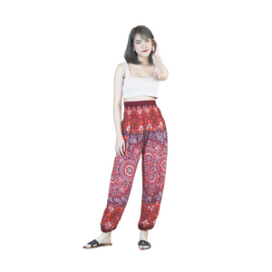 Daffodils Mandala women harem pants in Red PP0004 020265 02