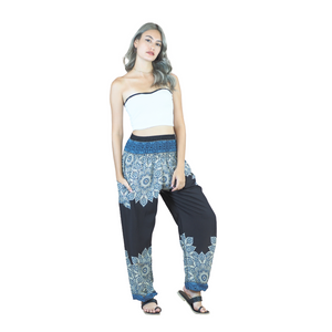 Muscari Mandala women harem pants in Black PP0004 020263 01