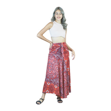Load image into Gallery viewer, Daffodils Mandala Women&#39;s Bohemian Skirt in Red SK0033 020265 02