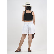 Load image into Gallery viewer, Solid Color Women&#39;s Wrap Shorts Pants in White PP0205 020000 04