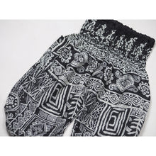 Load image into Gallery viewer, Urban Print Unisex Kid Harem Pants in Black PP0004 020001 01