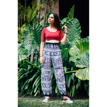 Load image into Gallery viewer, Urban Print 1 women&#39;s harem pants in Black PP0004 020001 01