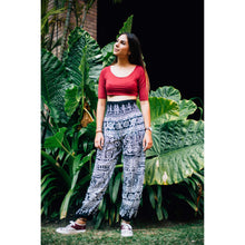 Load image into Gallery viewer, Urban Print 1 women&#39;s harem pants in Black PP0004 020001 01