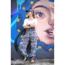 Load image into Gallery viewer, Urban Print 1 women&#39;s harem pants in Black PP0004 020001 01