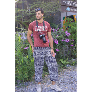 Urban Print 1 men/women harem pants in Navy Blue PP0004 020001 02