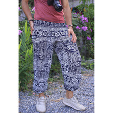 Load image into Gallery viewer, Urban Print 1 men/women harem pants in Navy Blue PP0004 020001 02