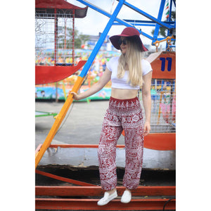Urban Print 1 women harem pants in Red PP0004 020001 06