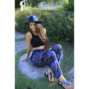 Paisley Buddha 2 women harem pants in Navy blue PP0004 020002 01