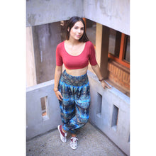 Load image into Gallery viewer, Paisley Buddha 2 women harem pants in Blue PP0004 020002 05