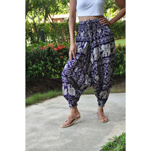 Load image into Gallery viewer, Imperial Elephant Unisex Aladdin drop crotch pants in Navy PP0056 020005 01