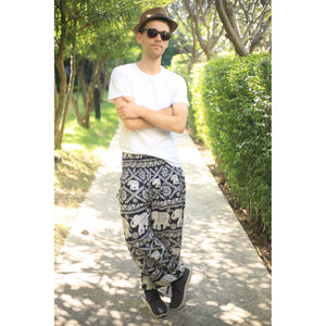 Imperial Elephant 5 men/women harem pants in Black PP0004 020005 05