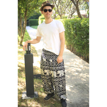 Load image into Gallery viewer, Imperial Elephant 5 men/women harem pants in Black PP0004 020005 05