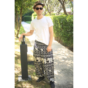 Imperial Elephant 5 men/women harem pants in Black PP0004 020005 05