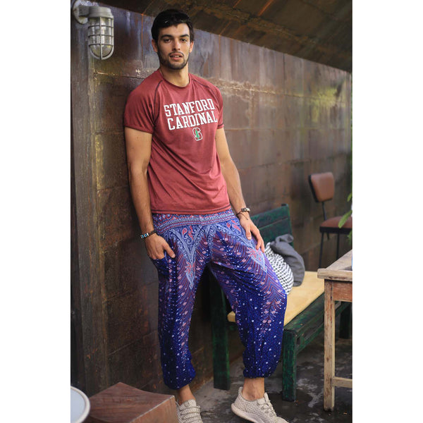 Peacock 7 men/women harem pants in Navy Blue PP0004 020007 05