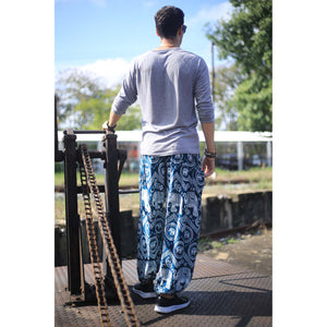 Buddha Elephant 9 Men/Women harem pants in Green PP0004 020009 01