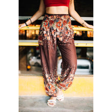 Load image into Gallery viewer, Floral Royal 10 Women Harem Pants in Brown PP0004 020010 05