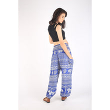 Load image into Gallery viewer, Elephant temple 14 women harem pants in Blue PP0004 020014 06