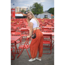 Load image into Gallery viewer, Peacock Feather Dream 15 women harem pants in Orange PP0004 020015 03