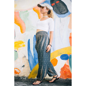 Peacock Feather Dream 15 women harem pants in Gray PP0004 020015 06