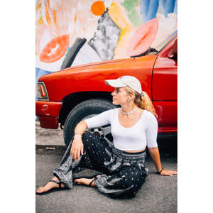 Peacock Feather Dream 15 women harem pants in Black PP0004 020015 09