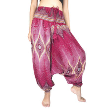 Load image into Gallery viewer, Big eye Unisex Aladdin drop crotch pants in Red PP0056 020033 04