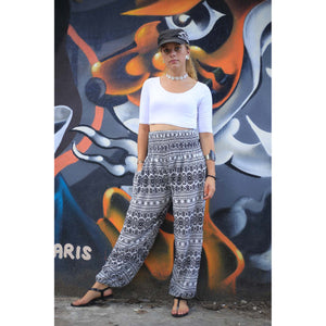 Hilltribe strip men/women's harem pants in White PP0004 020049 06