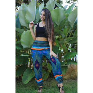 Big eye 50 women harem pants in Ocean Blue PP0004 020050 04