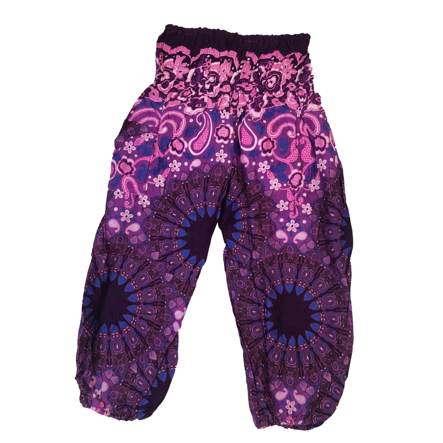 Sunflower Unisex Kid Harem Pants in Purple PP0004 020057 02